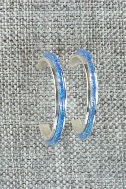 Opal & Sterling Silver Earrings - Beavis Massie