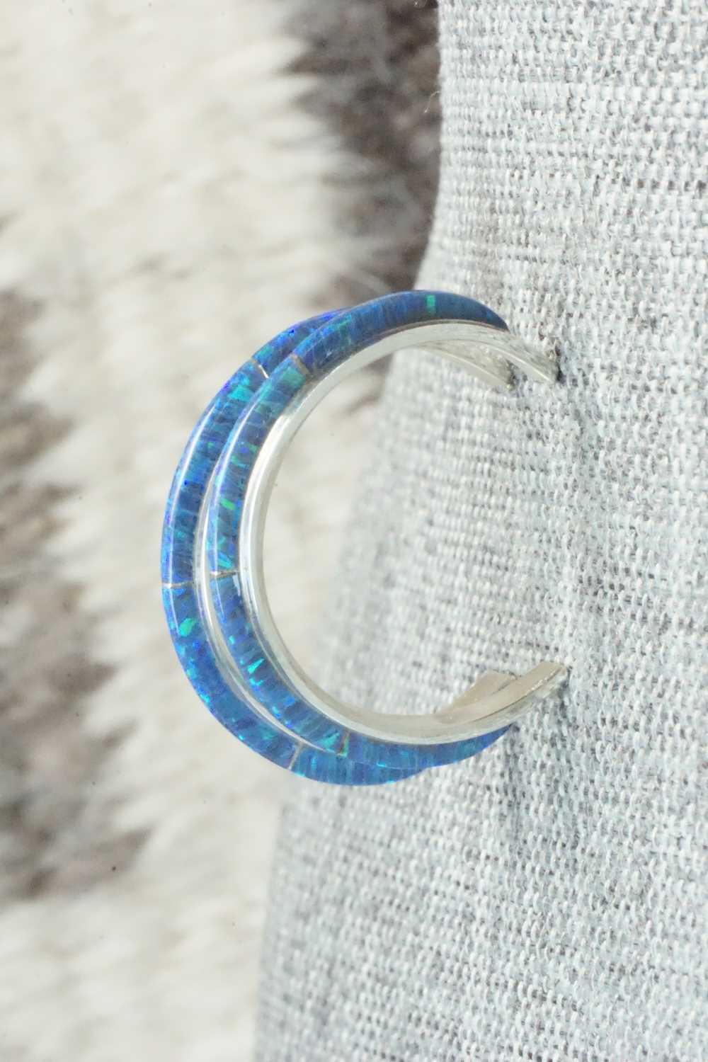 Opal & Sterling Silver Earrings - Beavis Massie