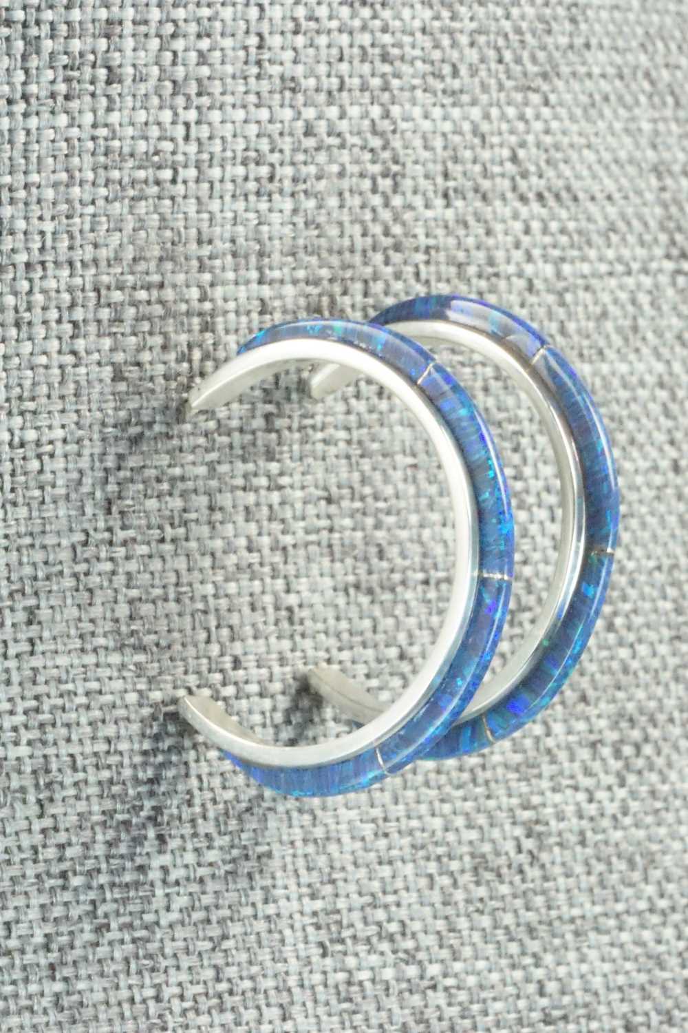 Opal & Sterling Silver Earrings - Beavis Massie