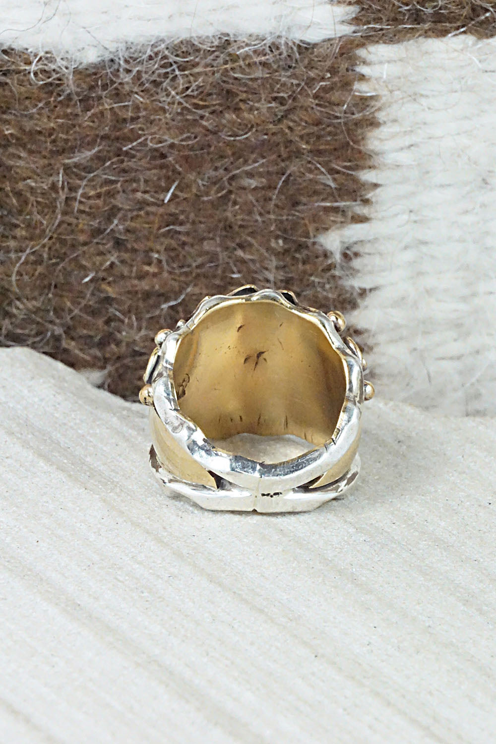 Sterling Silver & Gold Fill Ring - Genevieve Francisco - Size 6