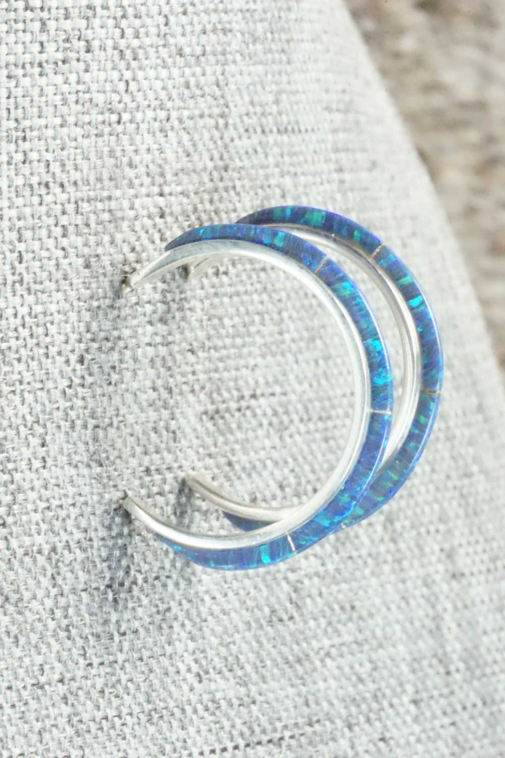 Opal & Sterling Silver Earrings - Beavis Massie