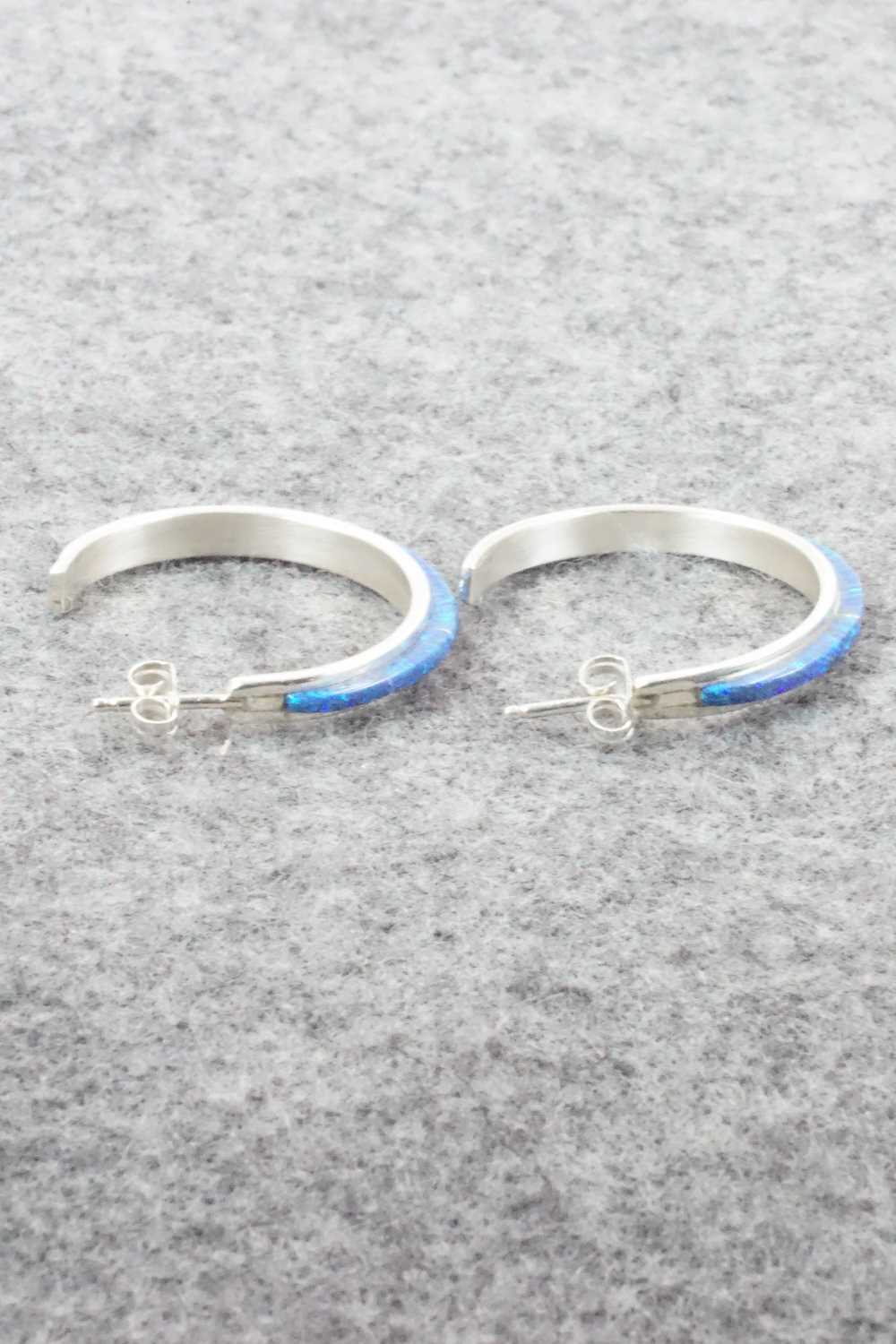 Opal & Sterling Silver Earrings - Beavis Massie