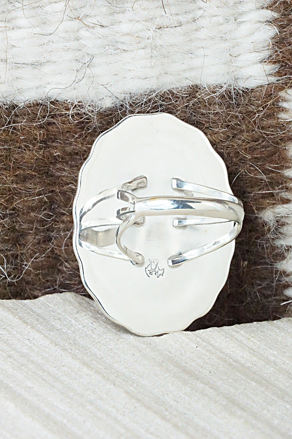 Marcasite & Sterling Silver Ring - Samuel Yellowhair - Size 7