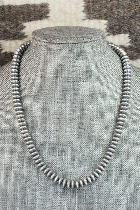 Sterling Silver Navajo Pearl Necklace - Jan Mariano