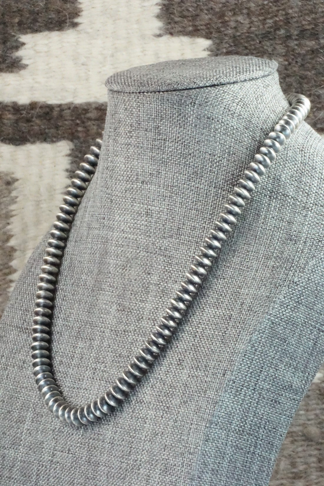 Sterling Silver Navajo Pearl Necklace - Jan Mariano