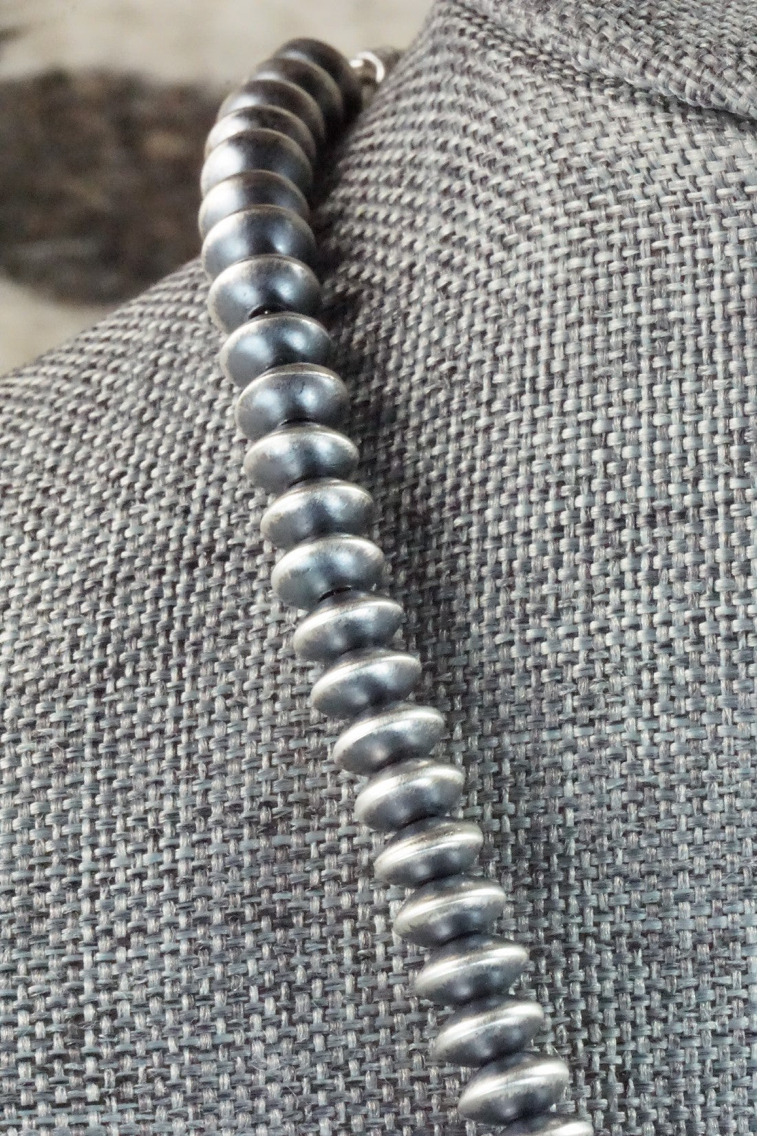 Sterling Silver Navajo Pearl Necklace - Jan Mariano