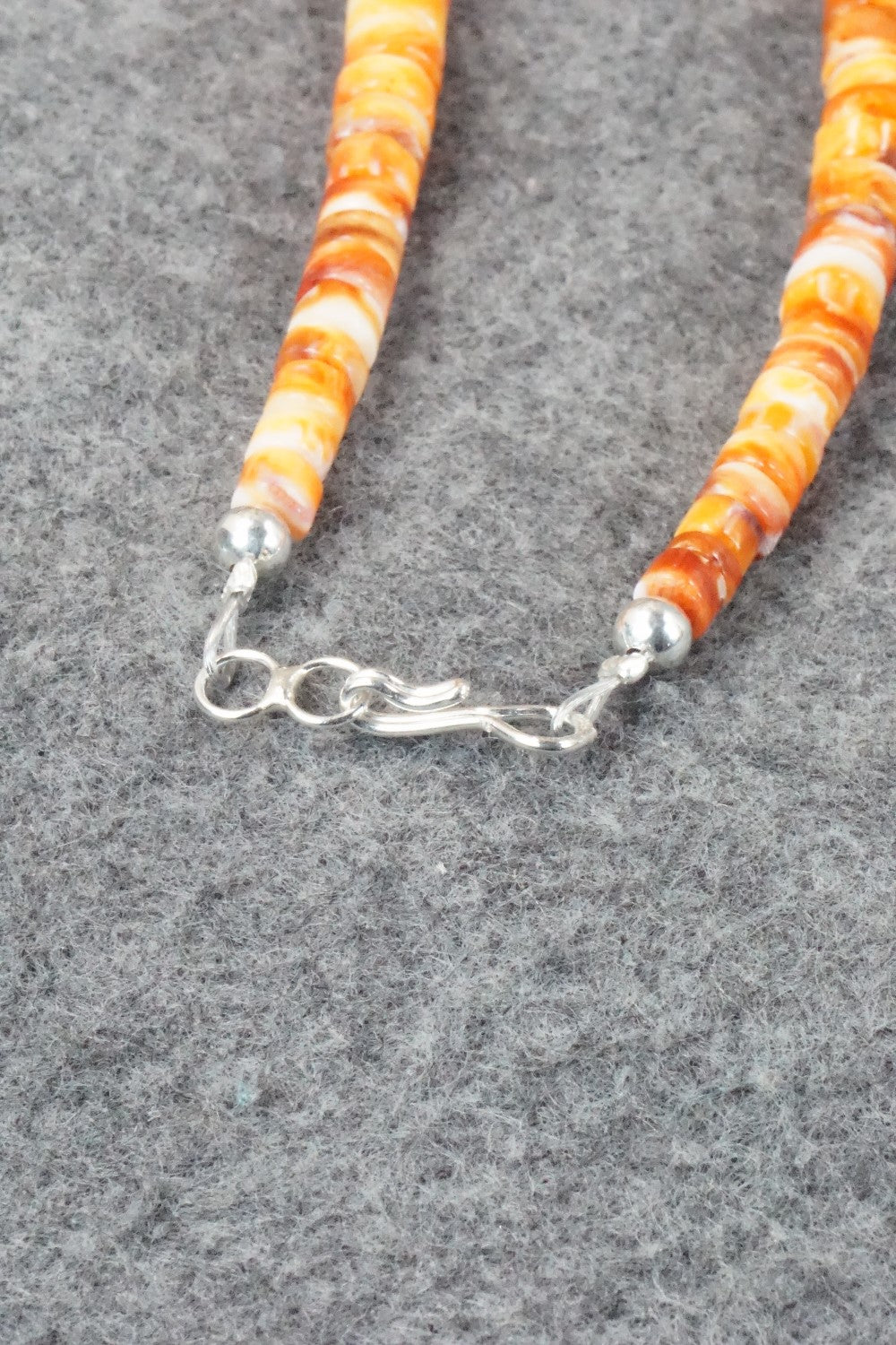 Spiny Oyster & Turquoise Necklace - Lupe Lovato