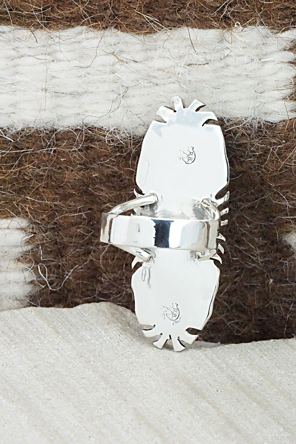 Turquoise & Sterling Silver Ring - Marie Jones - Size 7