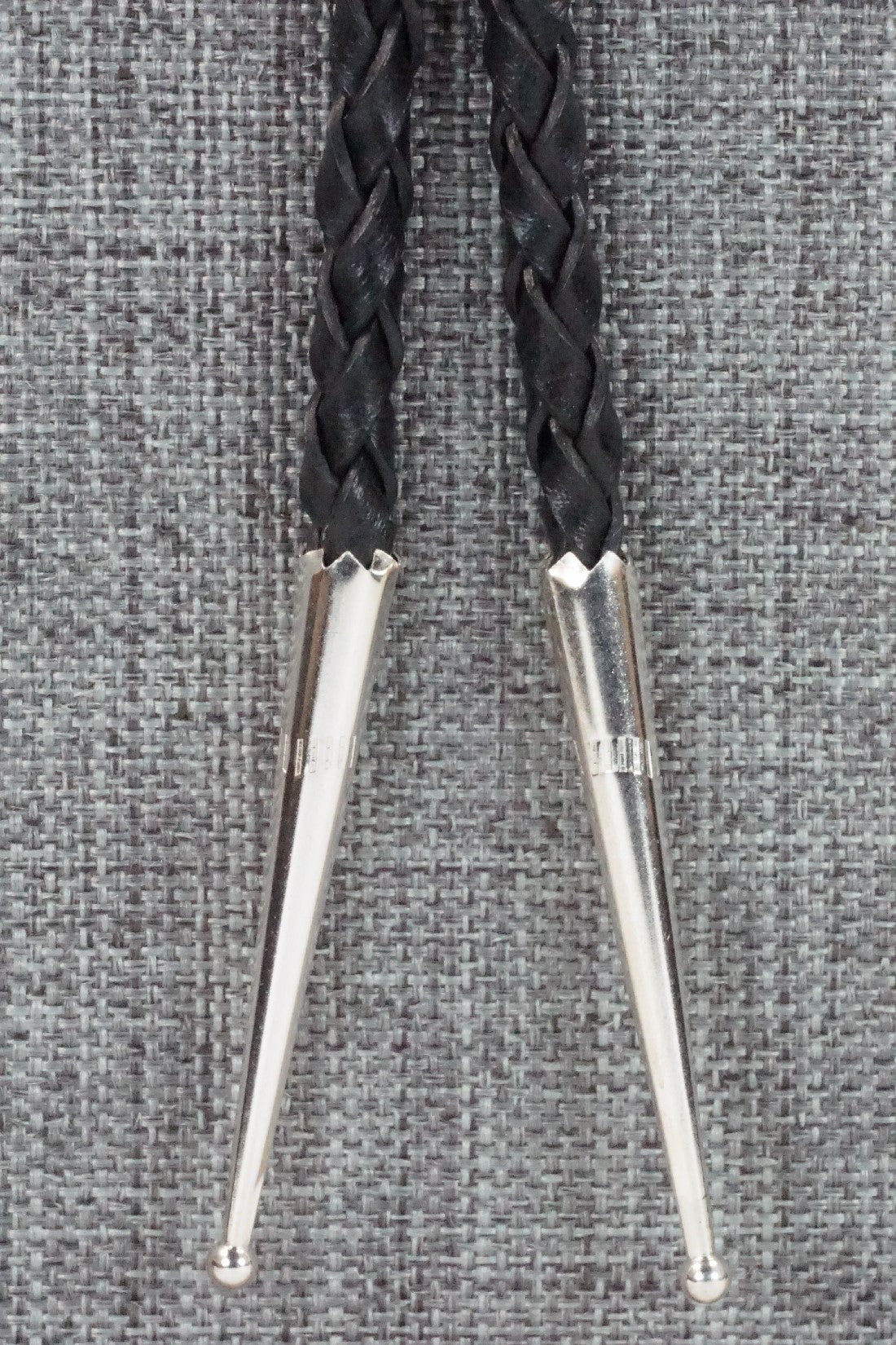 Turquoise, Coral & Sterling Silver Bolo Tie - Raymond Begay