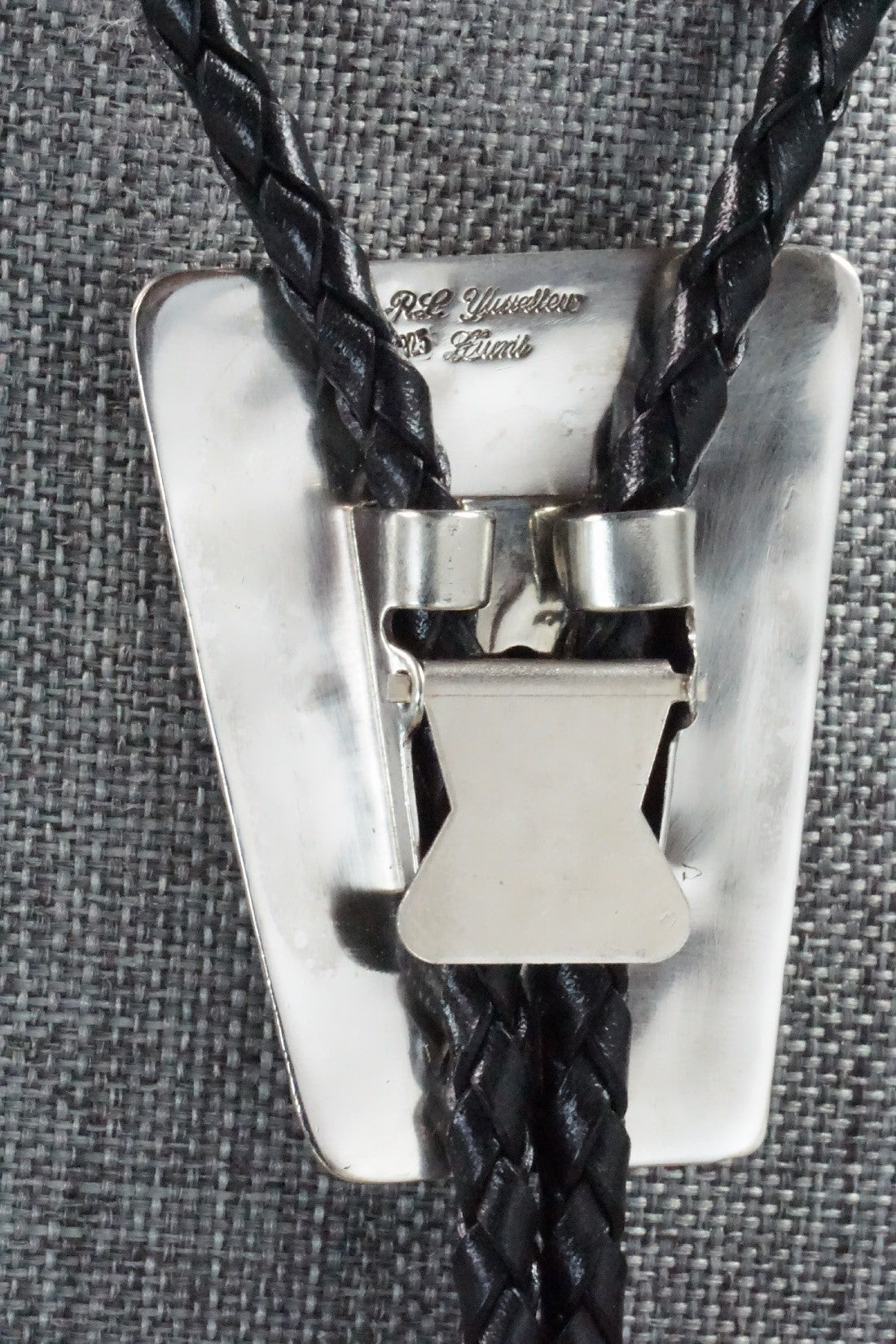 Multi Stone & Sterling Silver Bolo Tie - Lynette Yuselew