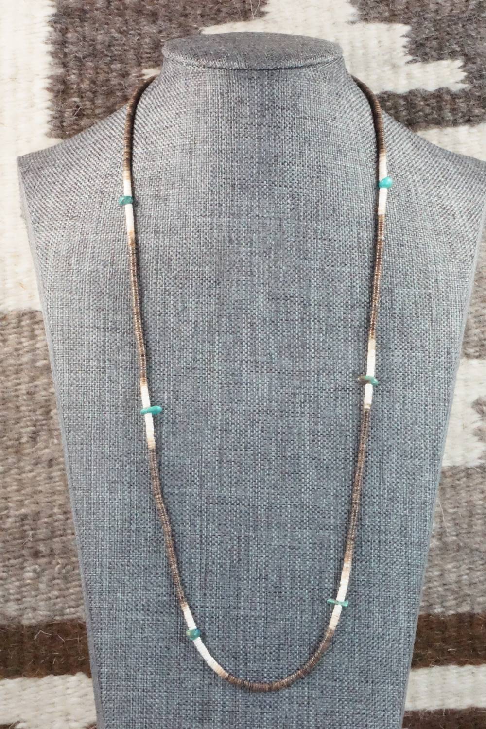 Shell & Turquoise Necklace - Ramona Bird