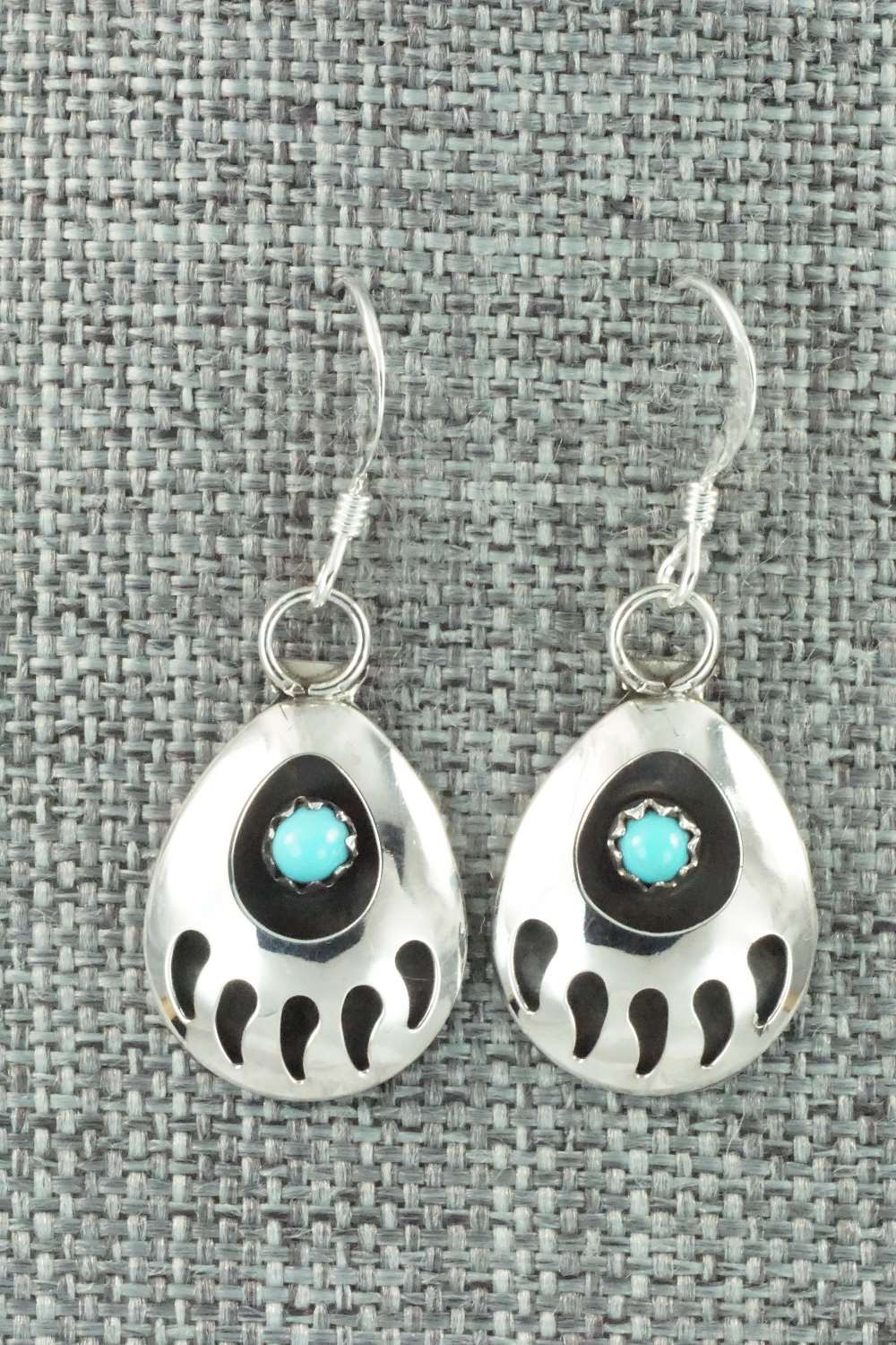 Turquoise & Sterling Silver Earrings - Leta Parker