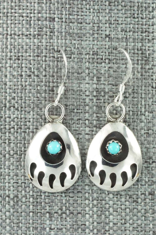 Turquoise & Sterling Silver Earrings - Leta Parker