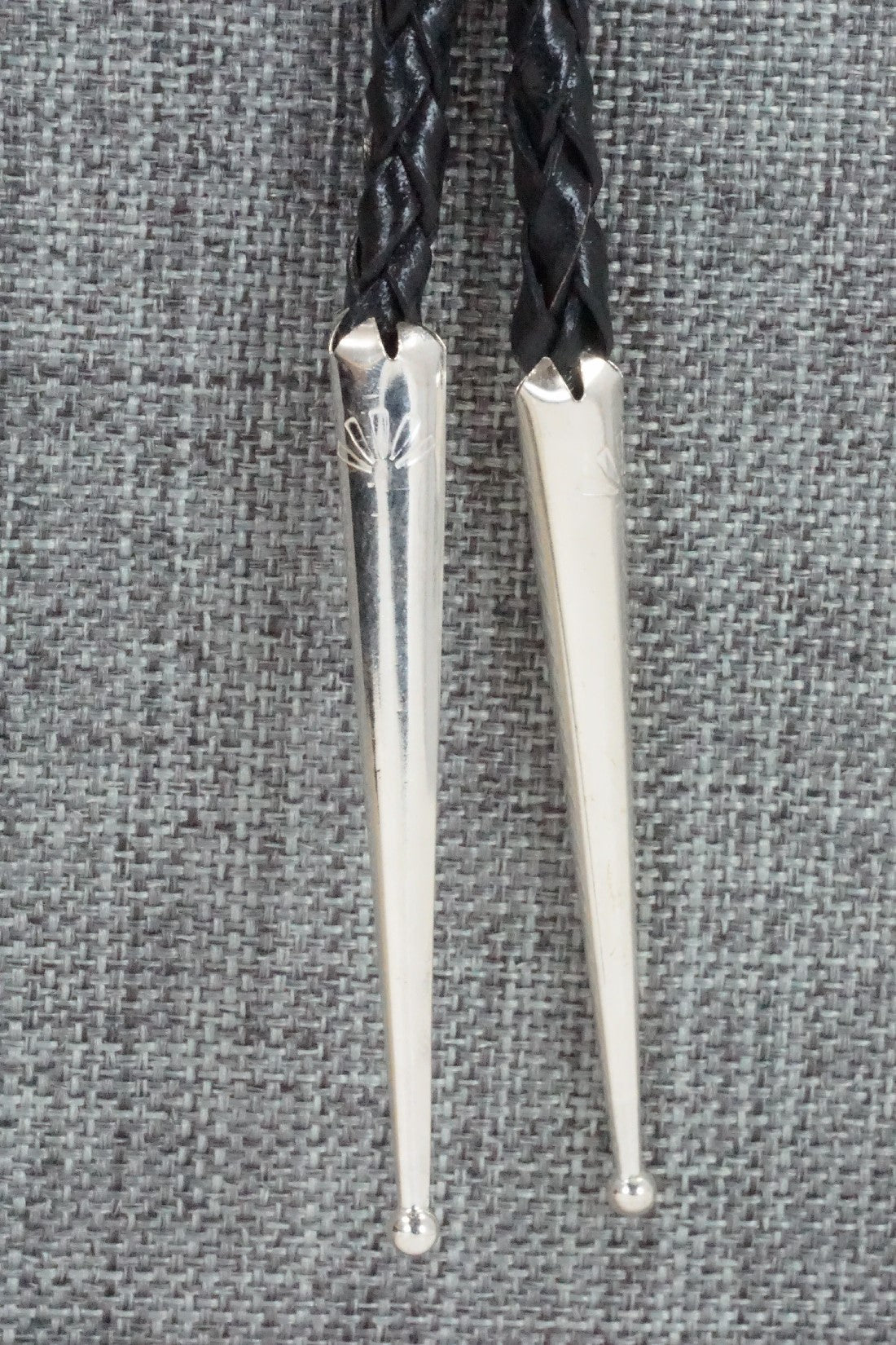 Turquoise & Sterling Silver Bolo Tie - Shirley Skeets
