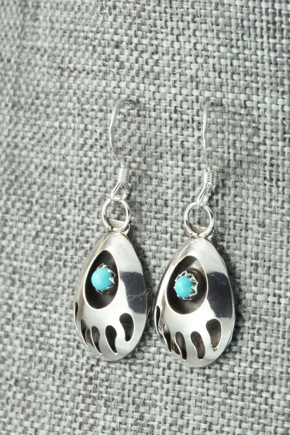 Turquoise & Sterling Silver Earrings - Leta Parker