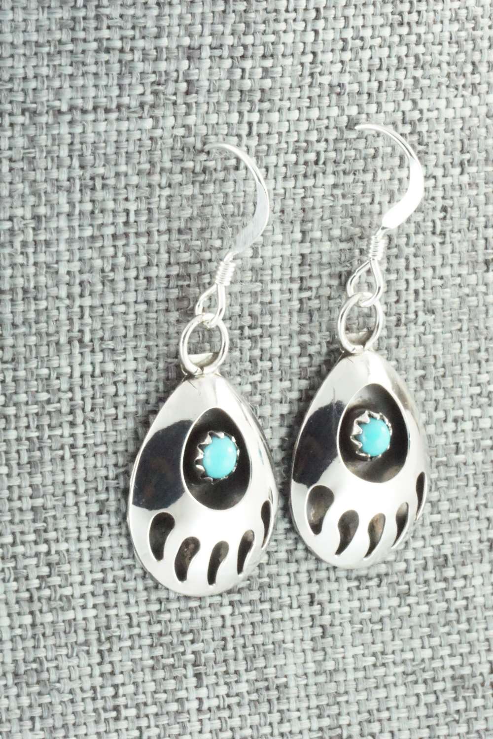 Turquoise & Sterling Silver Earrings - Leta Parker