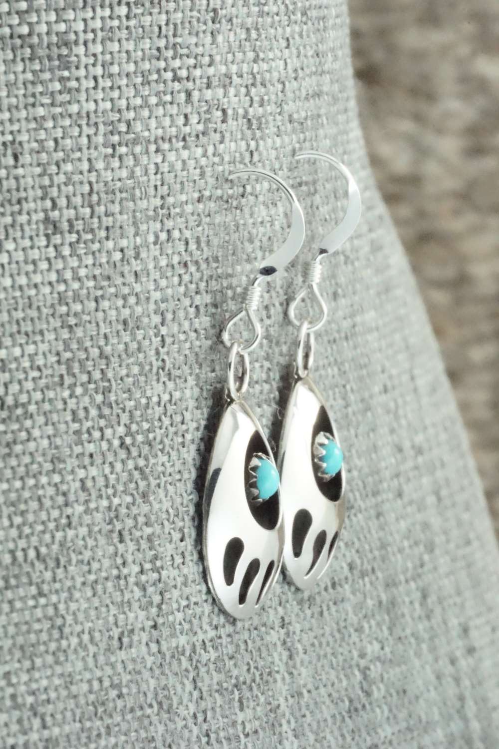 Turquoise & Sterling Silver Earrings - Leta Parker