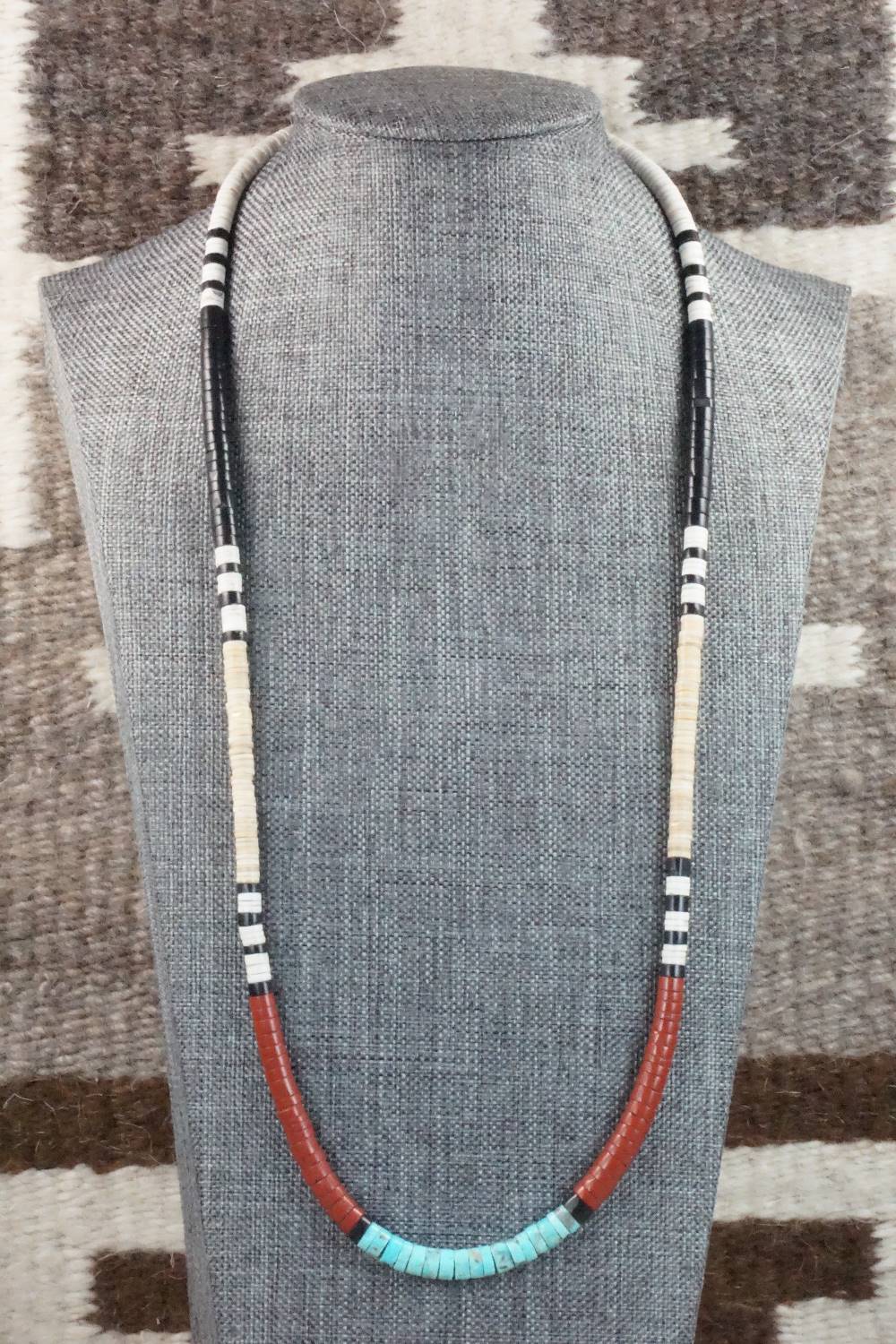 Multi Stone Necklace - Torevia Crespin