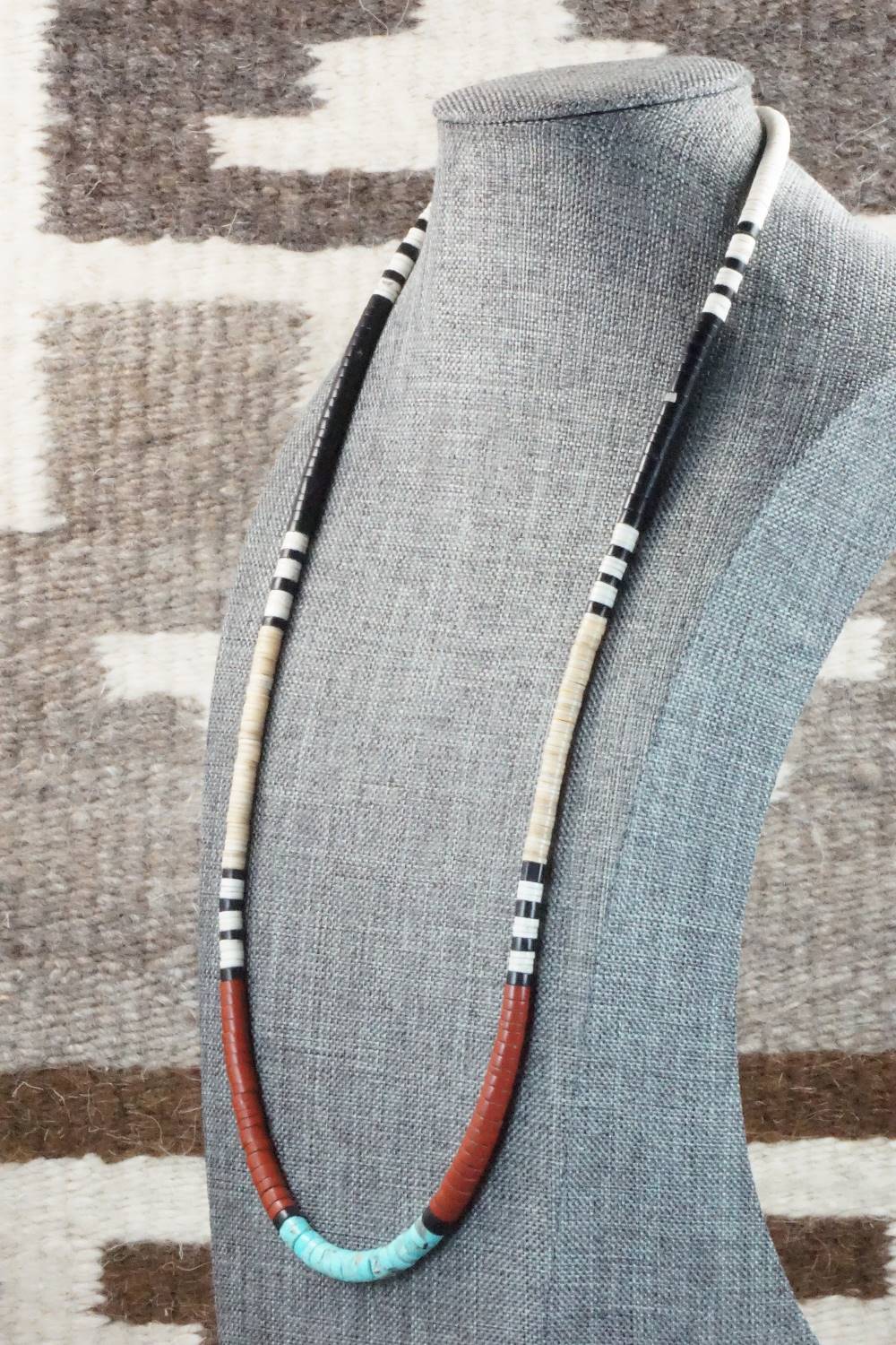 Multi Stone Necklace - Torevia Crespin