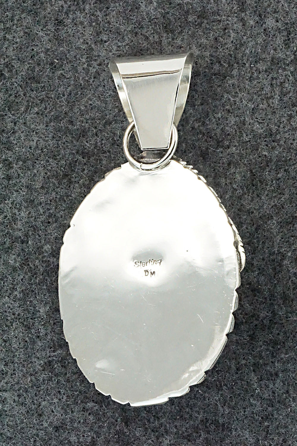 Turquoise and Sterling Silver Pendant - Darrell Morgan
