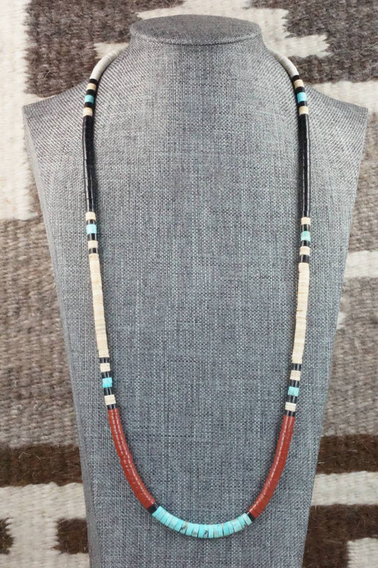 Multi Stone Necklace - Torevia Crespin