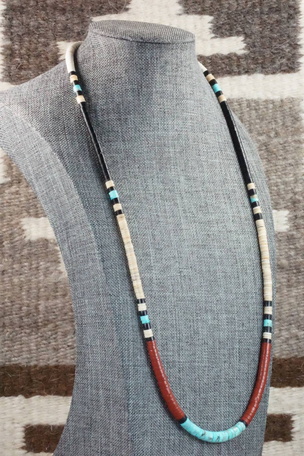 Multi Stone Necklace - Torevia Crespin