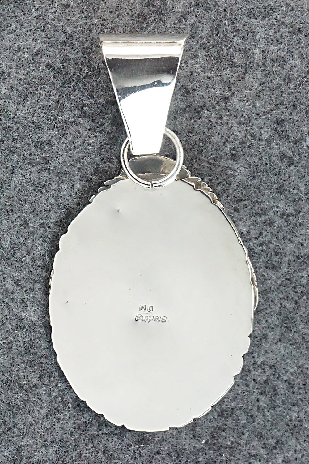 Turquoise and Sterling Silver Pendant - Darrell Morgan