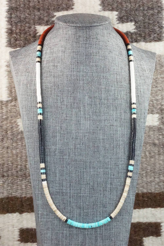 Multi Stone Necklace - Torevia Crespin