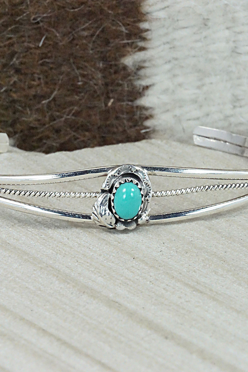 Turquoise & Sterling Silver Bracelet - Judy Largo