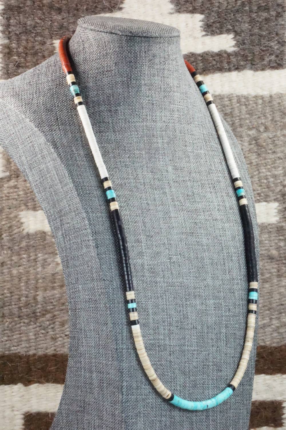 Multi Stone Necklace - Torevia Crespin