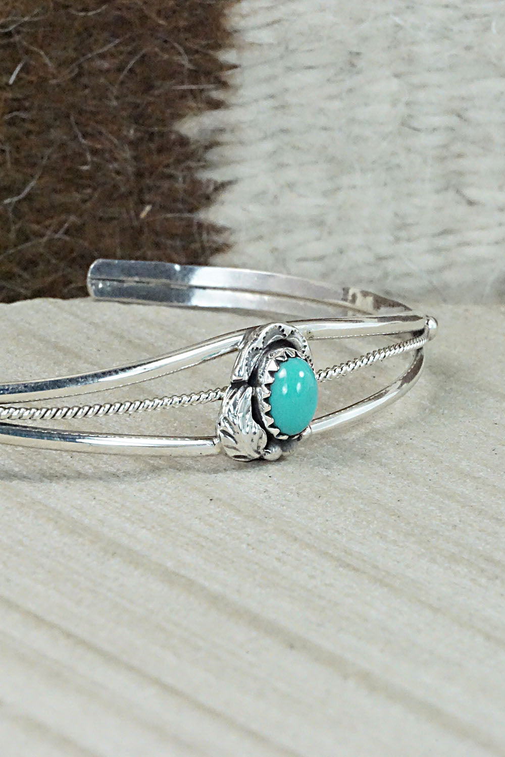 Turquoise & Sterling Silver Bracelet - Judy Largo