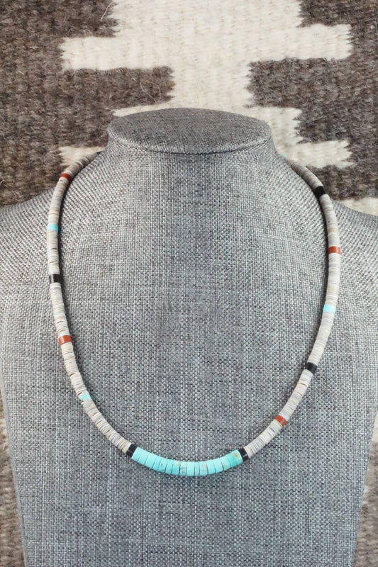 Multi Stone Necklace - Torevia Crespin