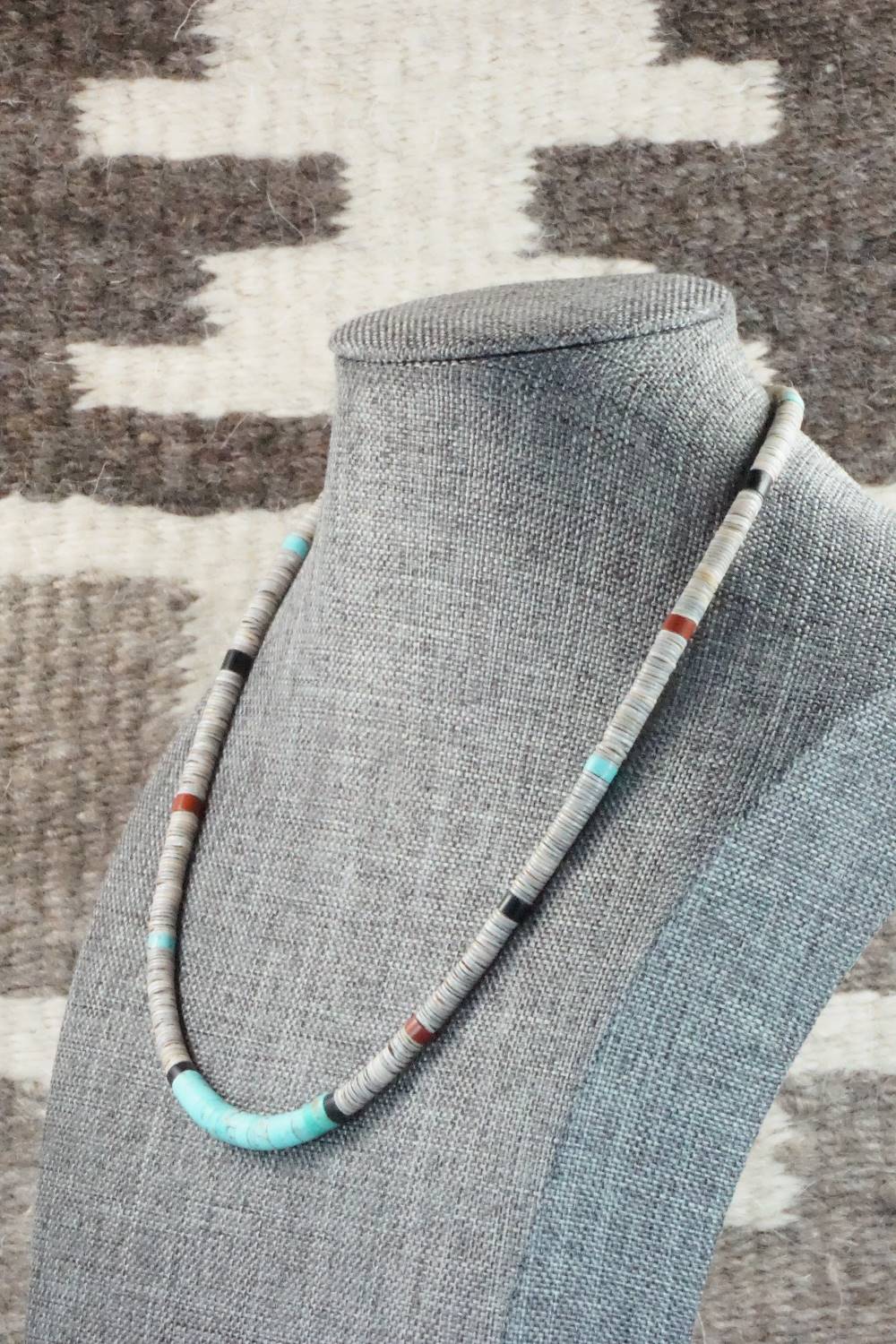Multi Stone Necklace - Torevia Crespin