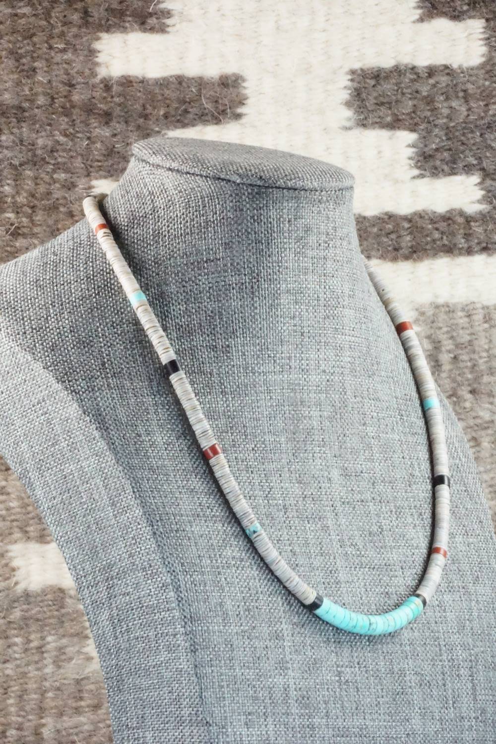 Multi Stone Necklace - Torevia Crespin