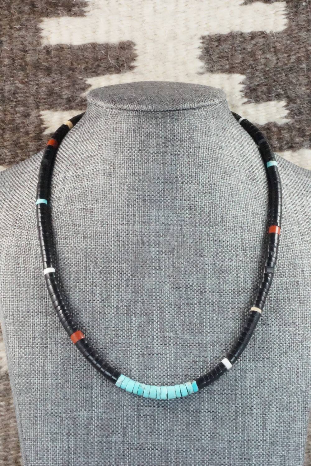 Multi Stone Necklace - Torevia Crespin