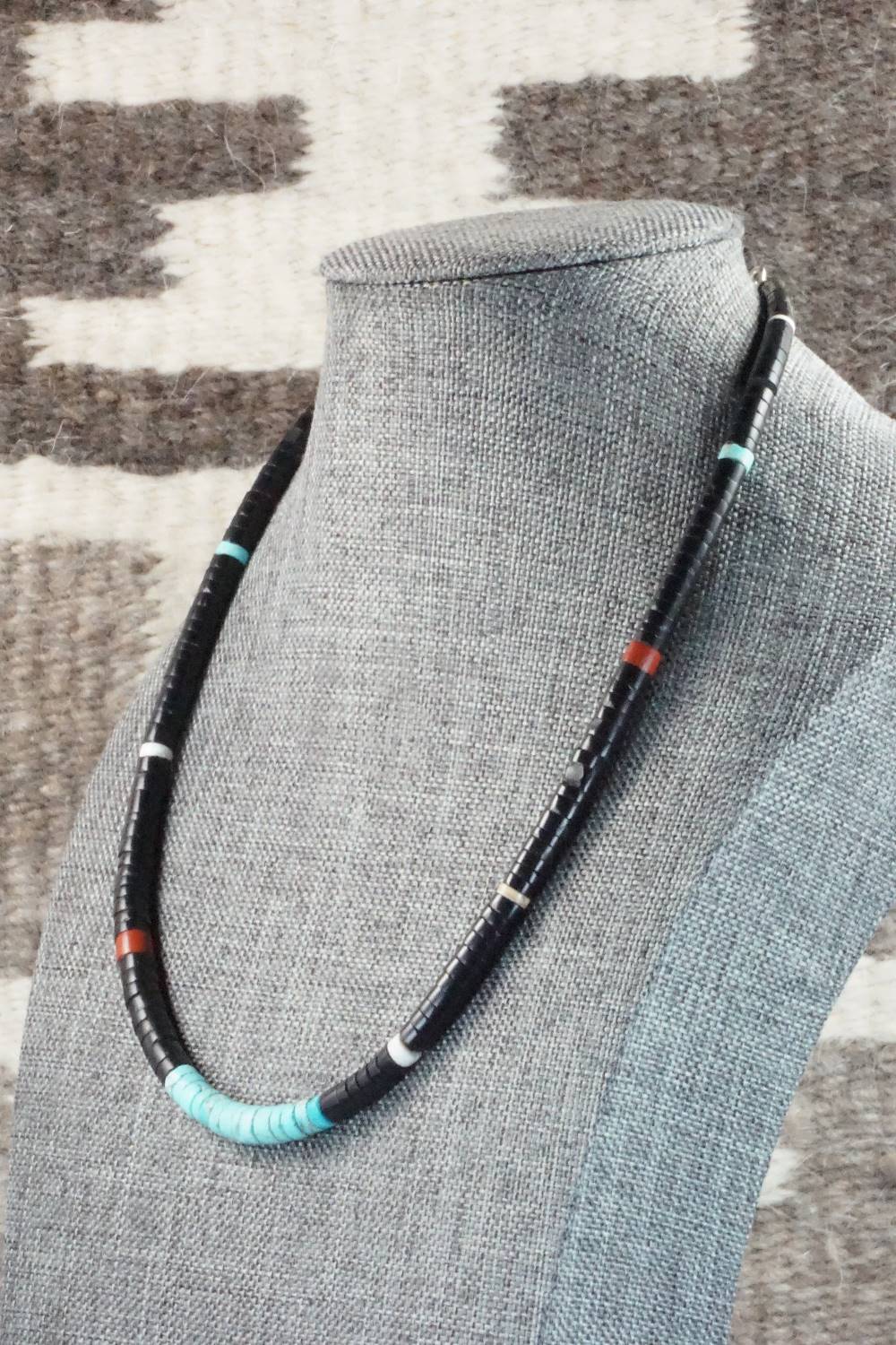 Multi Stone Necklace - Torevia Crespin