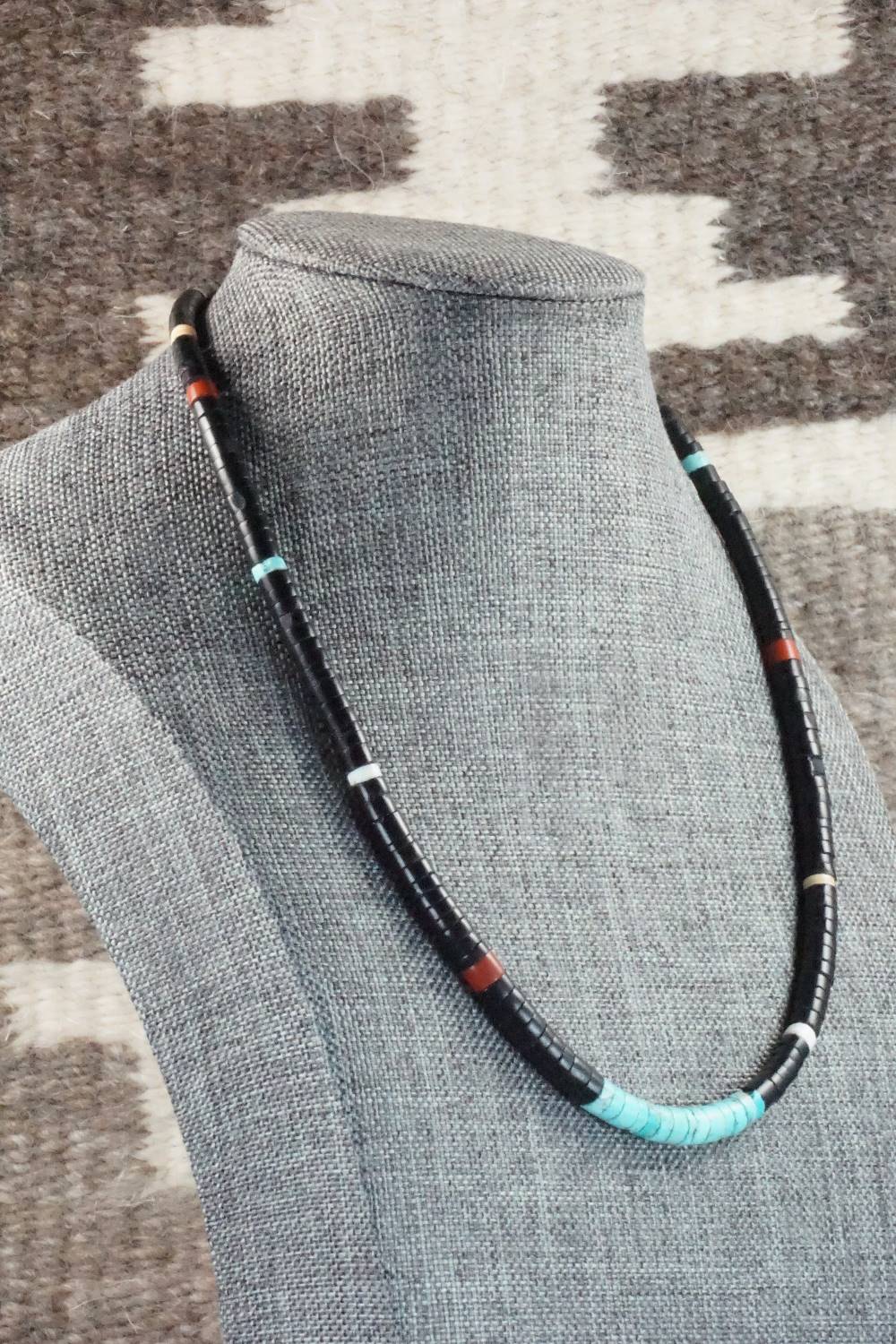 Multi Stone Necklace - Torevia Crespin