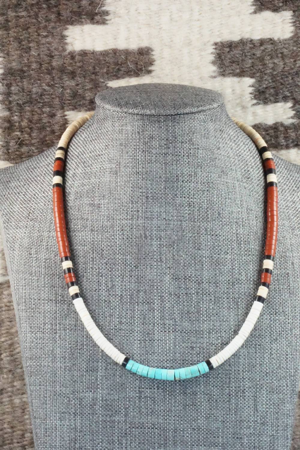 Multi Stone Necklace - Torevia Crespin