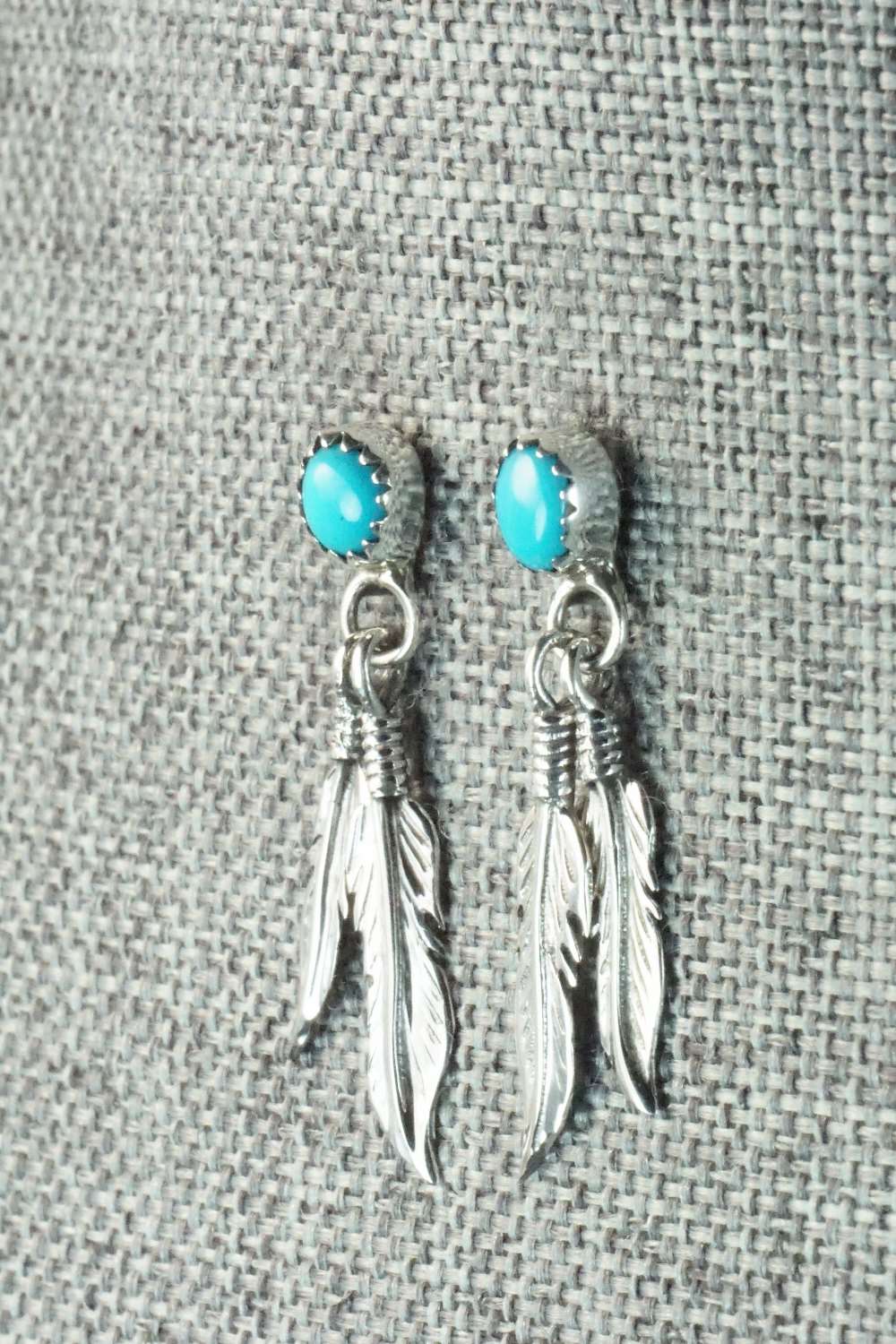 Turquoise & Sterling Silver Earrings - Annie Spencer