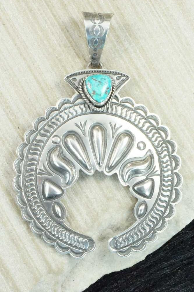 Turquoise & Sterling Silver Pendant - Alex Sanchez