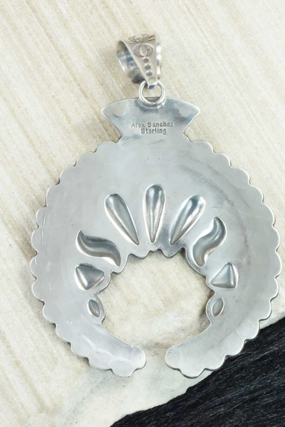 Turquoise & Sterling Silver Pendant - Alex Sanchez