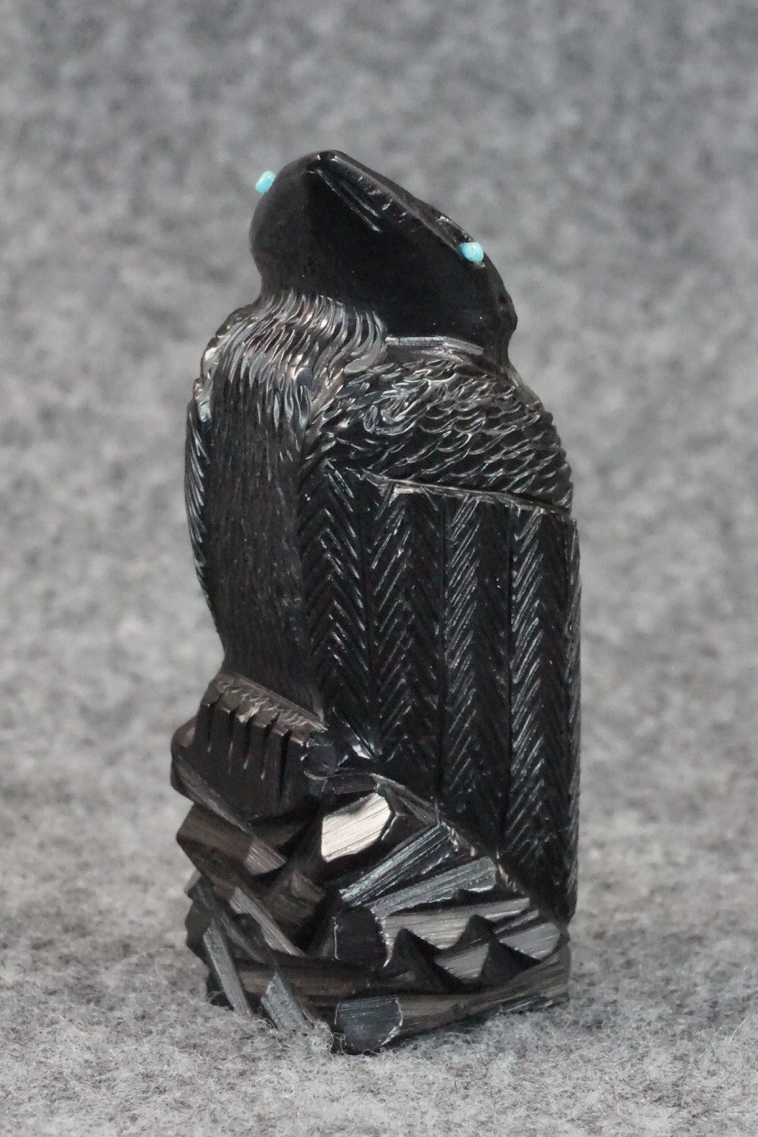 Crow Zuni Fetish Carving - Mike Tucson
