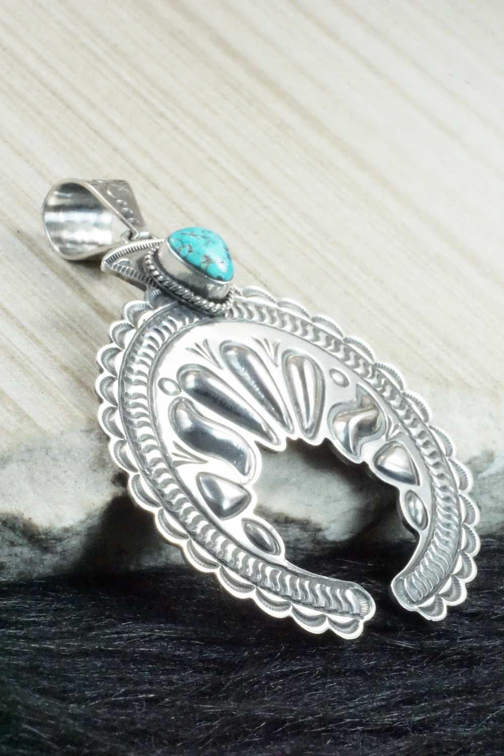 Turquoise & Sterling Silver Pendant - Alex Sanchez