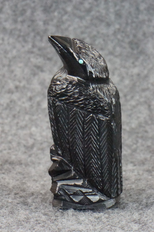 Crow Zuni Fetish Carving - Mike Tucson