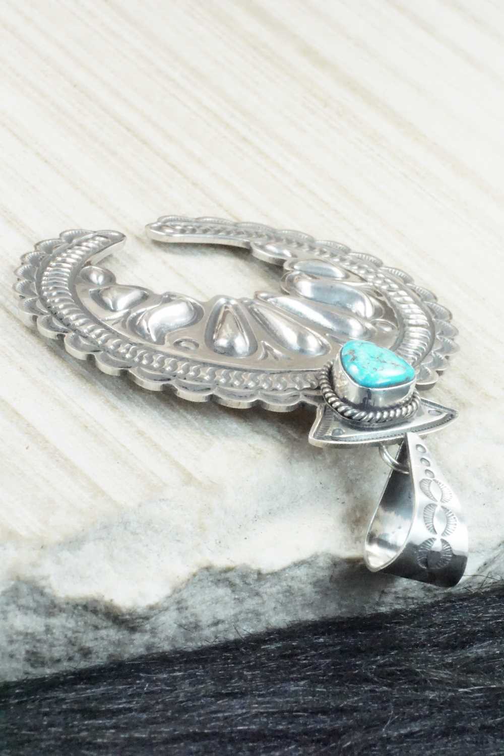 Turquoise & Sterling Silver Pendant - Alex Sanchez