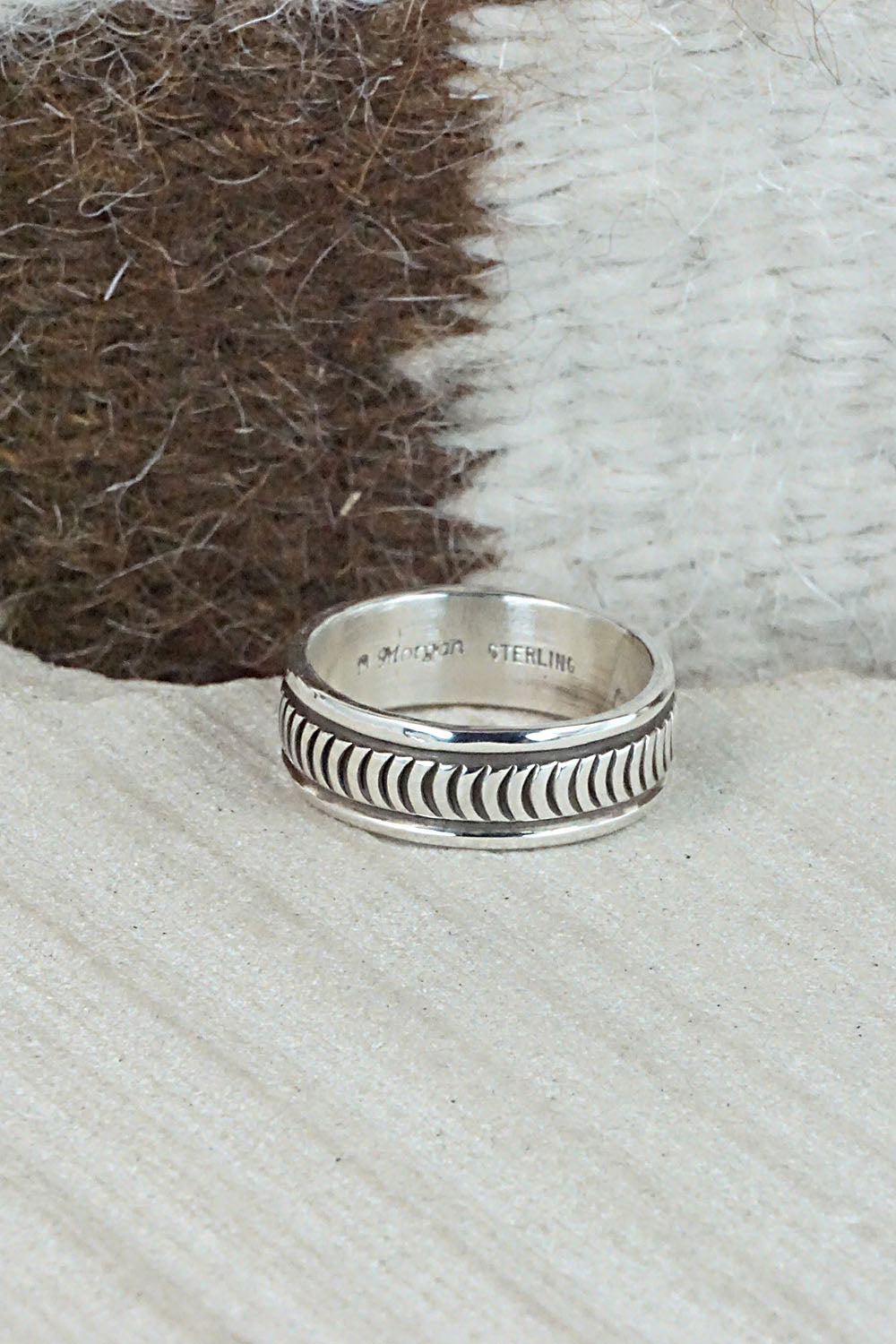 Sterling Silver Ring - Bruce Morgan - Size 8