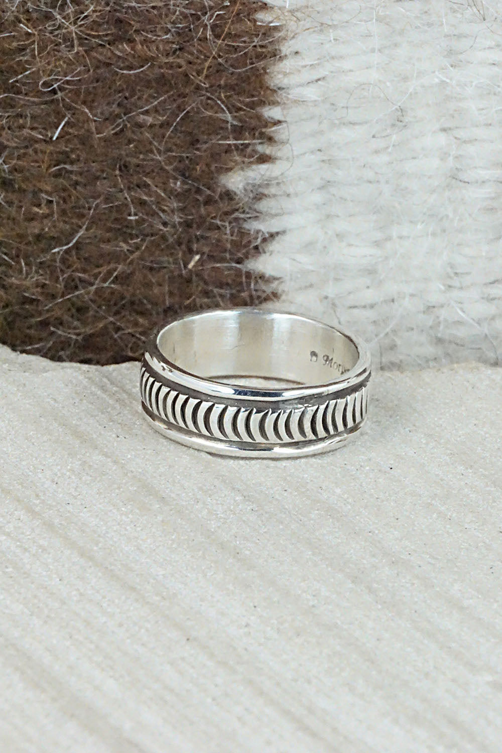 Sterling Silver Ring - Bruce Morgan - Size 8