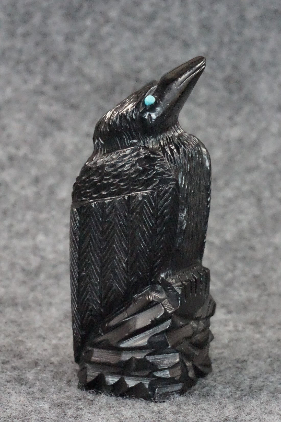 Crow Zuni Fetish Carving - Mike Tucson