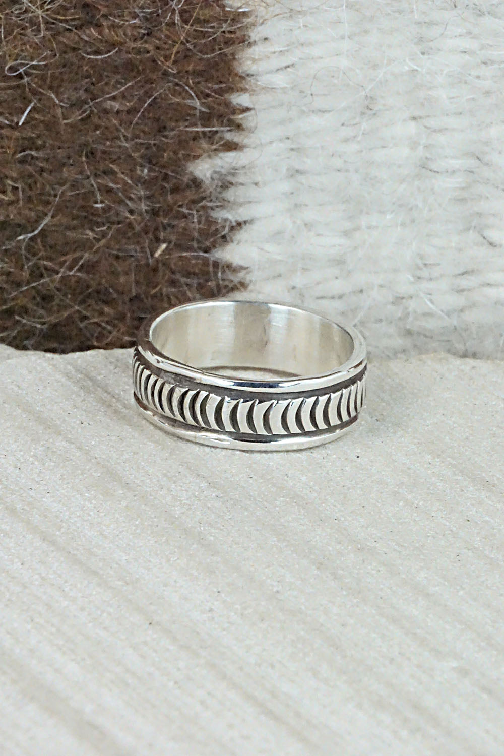 Sterling Silver Ring - Bruce Morgan - Size 8