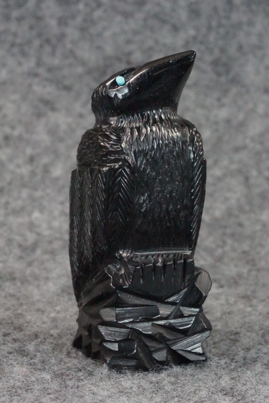 Crow Zuni Fetish Carving - Mike Tucson